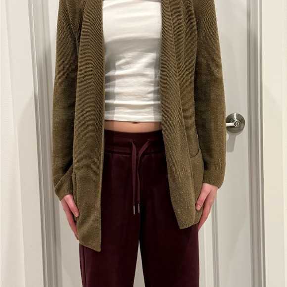 J. Jill Sweaters - J.Jill Stylish olive/brown Open Knit Sweater size Med